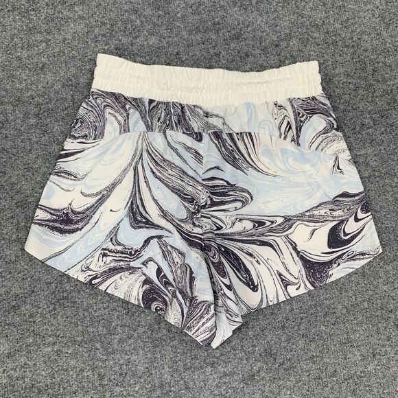 Athleta Shorts Womens XS Extra Small Blue Swirl Marble All Activity Drawstring - Picture 9 of 15